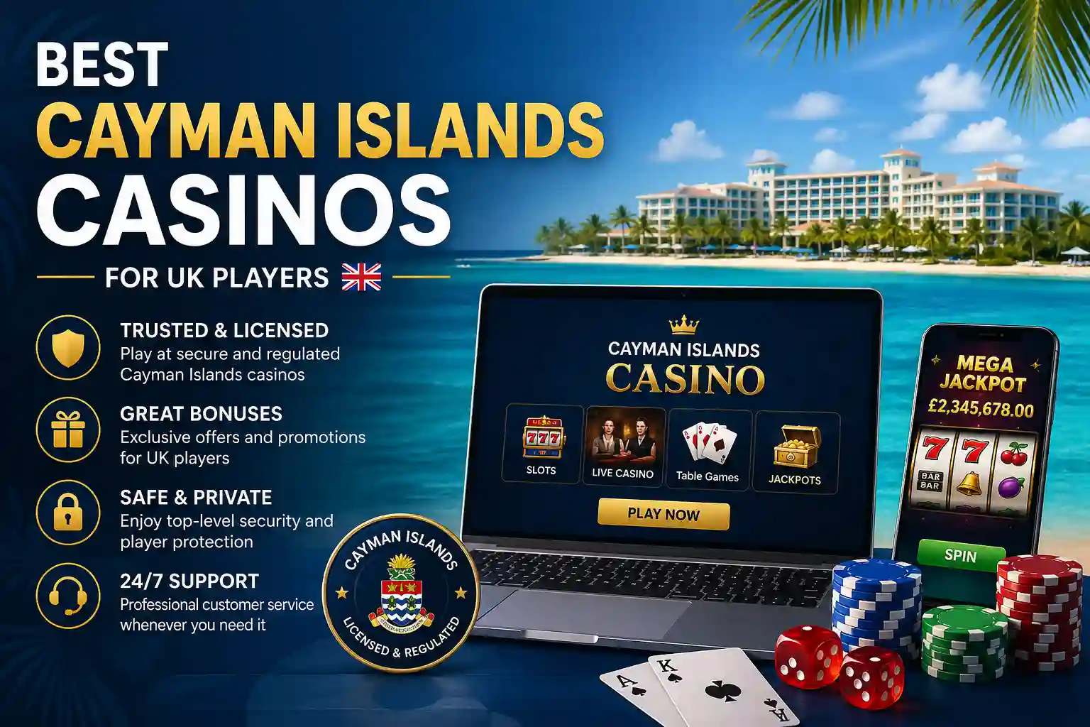 Best Cayman Islands Casinos for UK players