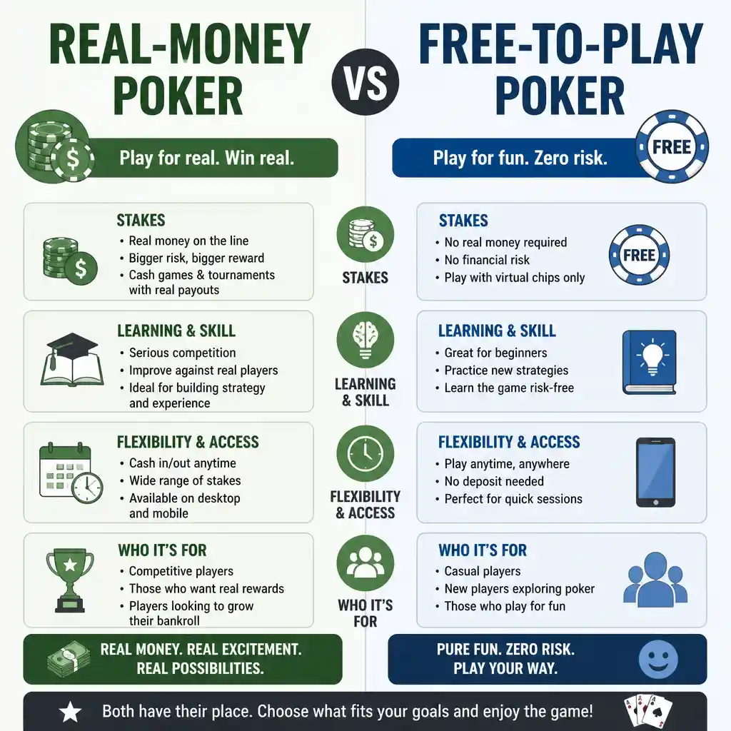 Real Money and Free-to-Play Options